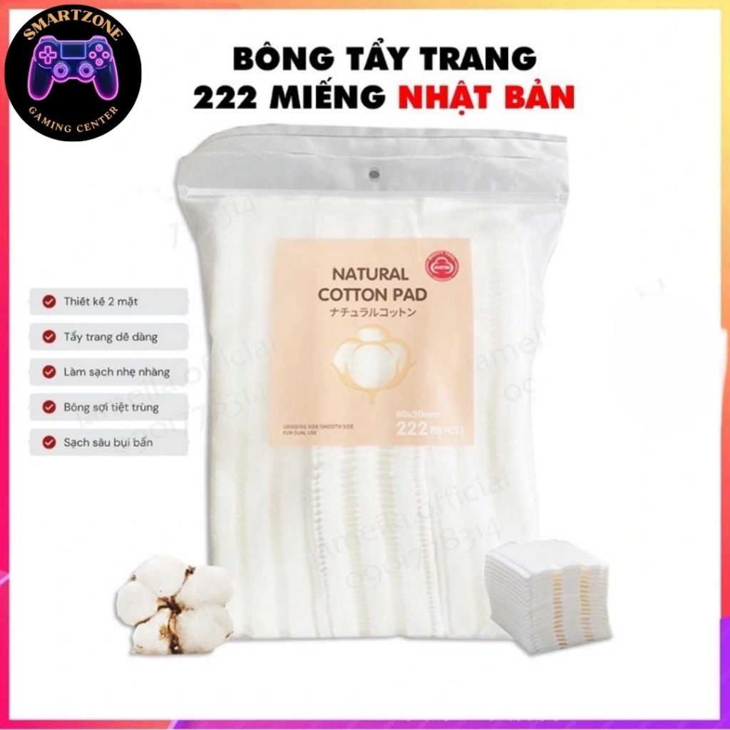 Smart Zone [HỎA TỐC] BÔNG TẨY TRANG MIHOO HÀN QUỐC ( CHÍNH HÃNG )  222 Pads
