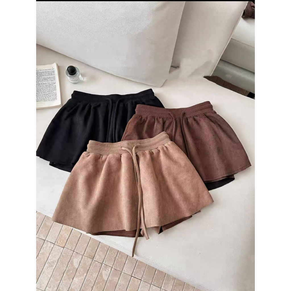 (CÓ LÓT QUẦN) CHÂN VÁY QUẦN DA LỘN DÁNG NGẮN CHỮ A RÚT DÂY DÀNG XÒE STYLE HÀN QUỐC - DÀNH CHO NỮ | BigBuy360 - bigbuy360.vn