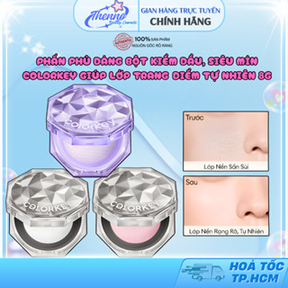  Phấn Phủ Dạng Bột Kiềm Dầu Siêu Mịn Colorkey Giúp Lớp Trang Điểm Tự Nhiên 8g 