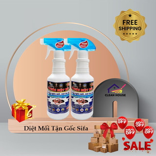  Combo 2 chai Dầu diệt mối SIFA - Thuốc xịt diệt mối côn trùng tận gốc tiện dụng an toàn hiệu quả 