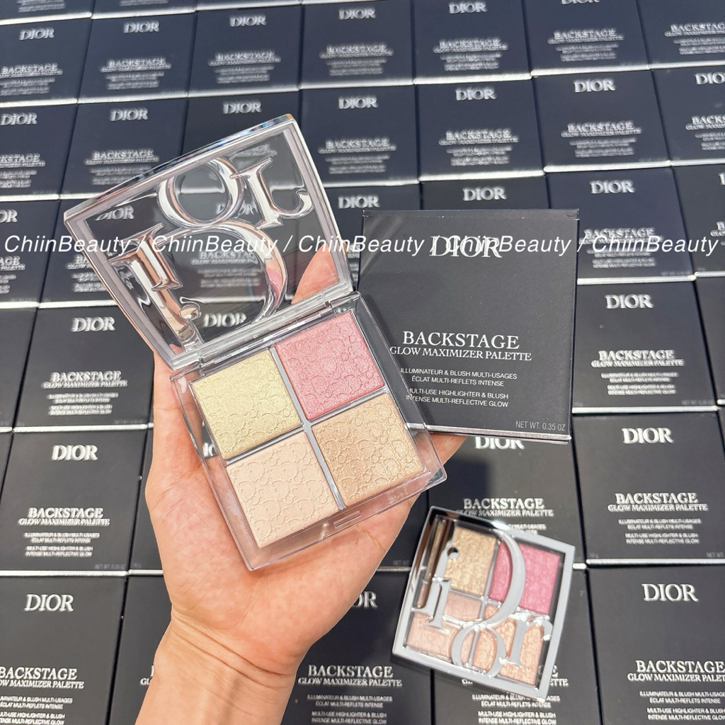 NEW 2025 Bill US - Bảng phấn bắt sáng 4 ô DIOR Backstage Glow Face Highlight Palette