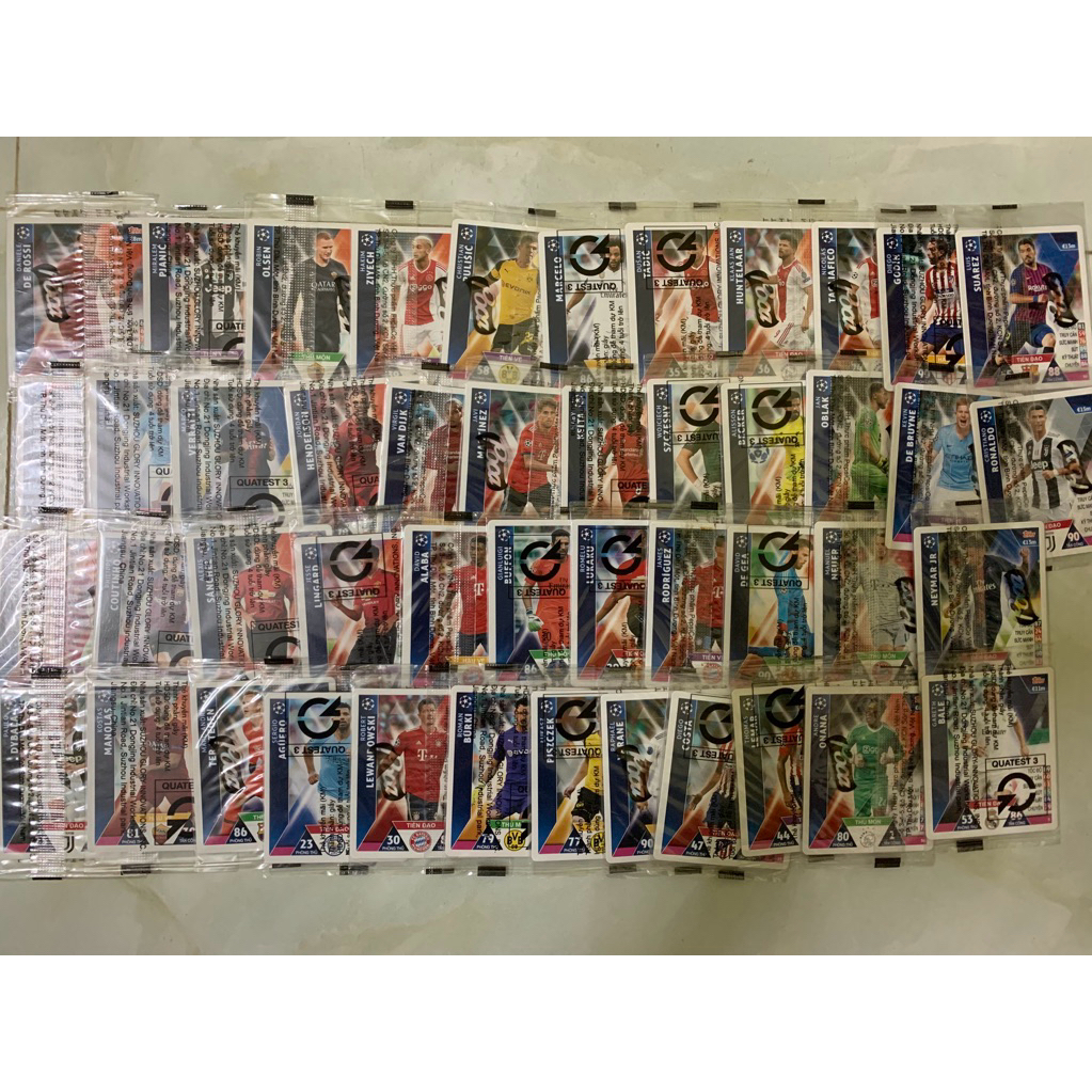 Thẻ Cầu Thủ Poca Nguyên Seal Match Attax 18/19