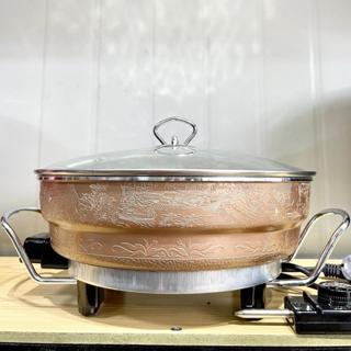 Nồi lẩu chảo điện đa năng Osaka 3.5L chống dính Tặng KÈM GIÁ HẤP size to 30cm