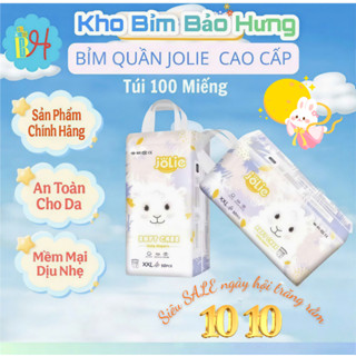 Combo 100-300 tã bỉm JOLIE cao cấp mềm mại thoáng mát,đủ size cho bé yêu,bỉm quần 100 miếng giá rẻ