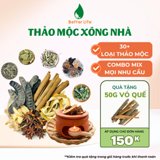 Thảo mộc xông nhà tẩy uế nhiều loại, bếp xông thảo mộc giúp thanh tẩy nhà cửa, thu hút tài lộc