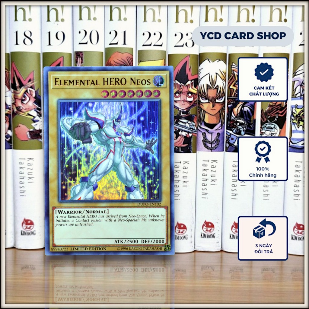 [YCDcardgame] Thẻ bài yugioh chính hãng Elemental Hero Neos –Ultra Rare