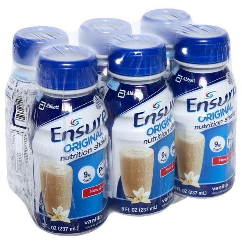Sữa nước Ensure Original( lốc 6 chai) date 11/2026