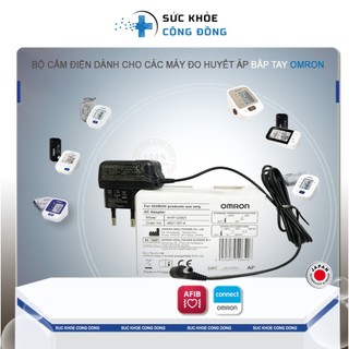 Bộ đổi nguồn loại biến đổi tĩnh điện,dùng cho máy đo huyết áp Omron- AC Adapter