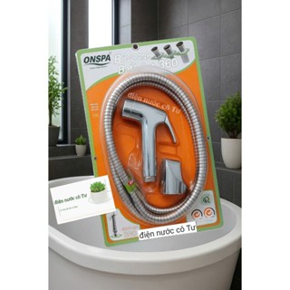  Bộ vòi xịt vệ sinh Inox cao cấp Đài Loan Onspa - bộ xịt toilet cao cấp siêu bền ONSPA 