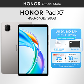 Máy Tính Bảng Honor Pad X7 4GB+64GB/ 128GB | Pin 7020mAh | Chip Snapdragon 680 8 nhân | BH 18 Tháng Hàng Chính Hãng