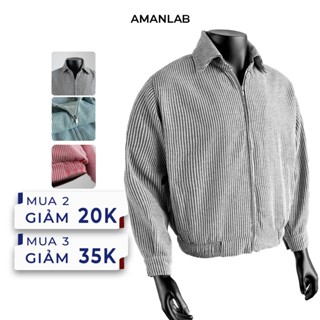 [UPDATE MÀU MỚI] Áo khoác nam, nữ chất vải denim cao cấp, dày dặn dáng boxy, Zestline Jacket AMANLAB