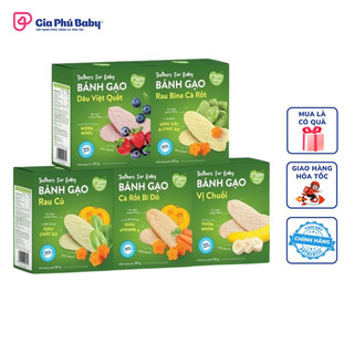 Bánh Ăn Dặm Mămmy Gạo Dẹt Rau Củ Chính Hãng – Hỗ Trợ Tiêu Hóa, Tập Nhai Cho Bé Từ 7M+