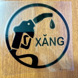 Tem  dán nắp bình xăng, dầu  Diesel
