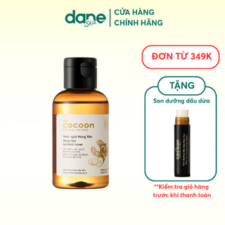  Toner Cocoon 140ml - Nước nghệ Cocoon giúp sáng da mờ thâm và cấp ẩm 