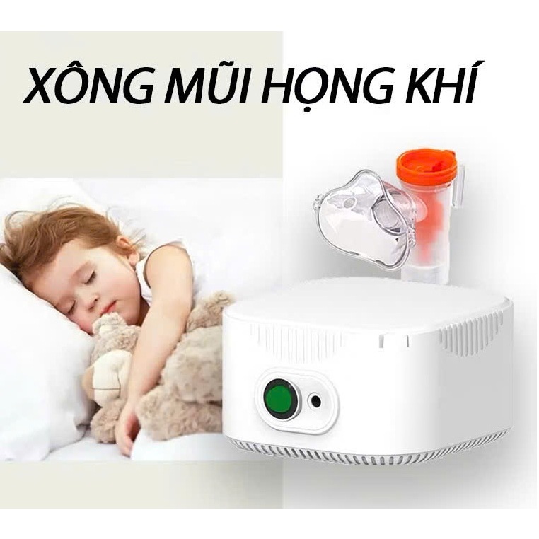 máy khi dung, máy xông mũi họng 310 (tốc độ 0,18ml/1 phút , kich thước hạt phun 3,3um)