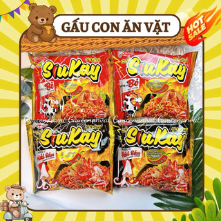 Combo 10 gói Mì Tôm Siu Kay Acecook Vị Bò/ Vị Hải Sản 128G