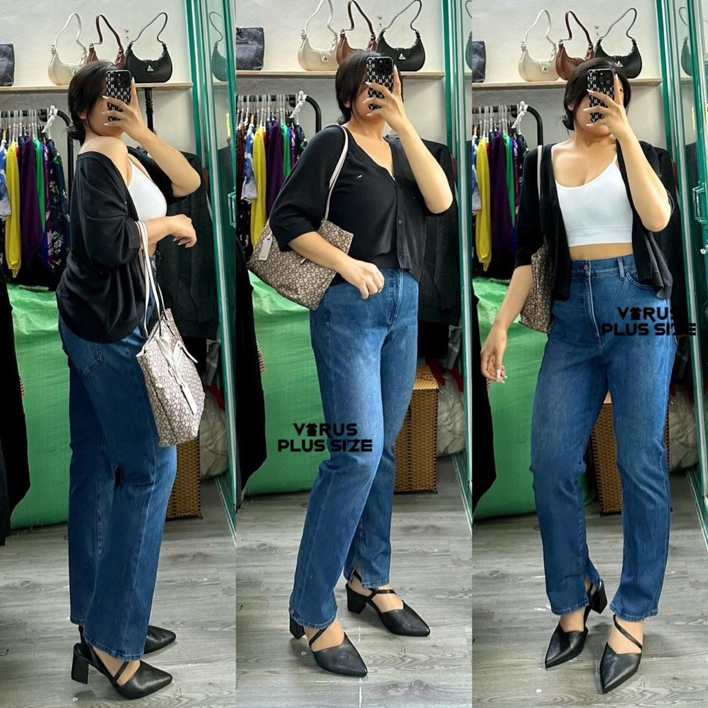 [CÓ BIGSIZE] [virusplussize] áo cardigan len tank bigsize