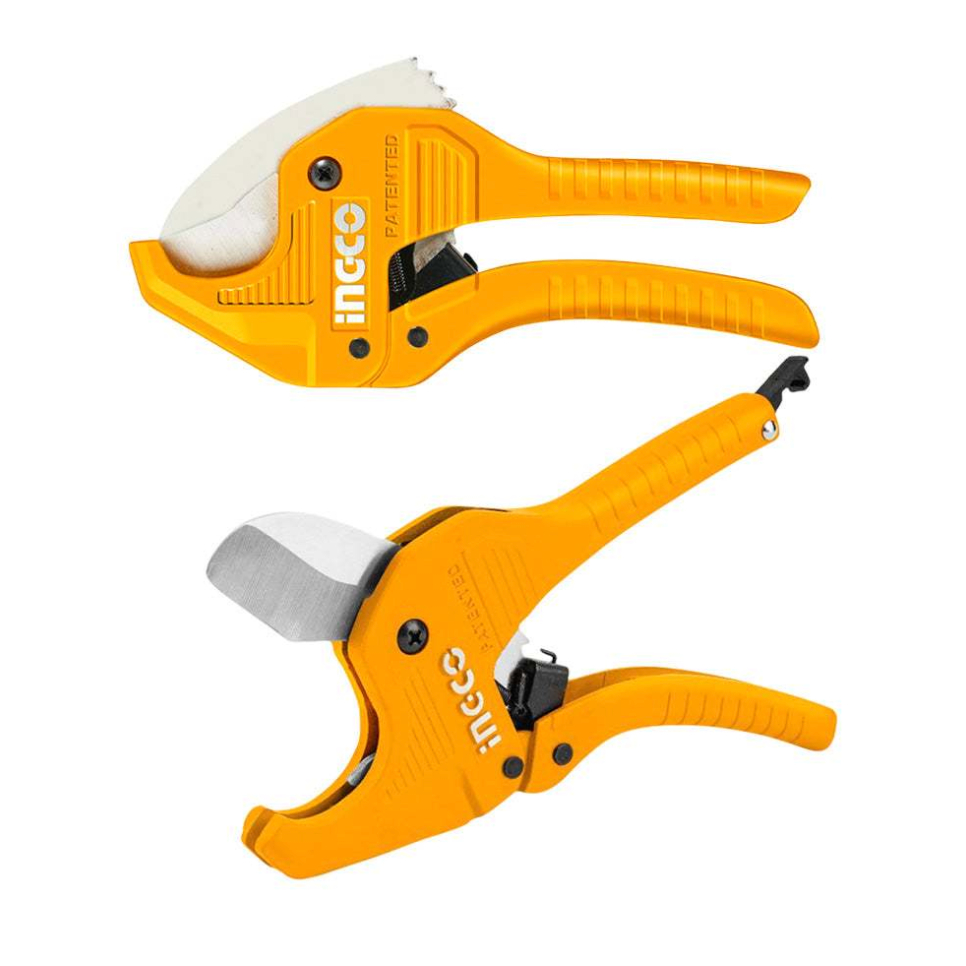 Kéo Cắt Ống Nhựa 3–42mm – Thép 4Cr13, Tự Động Mở, Cắt PVC PPR INGCO HPCS05428