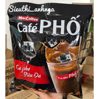 Bịch Cà phê Phố Sữa Đá Maccoffee 720g (30 gói)
