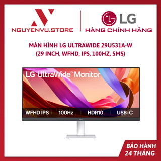 Màn hình LG UltraWide 29U531A-W - 29 Inch, WFHD, IPS, 100Hz, 5ms, Loa Stereo 7W - Hàng chính hãng