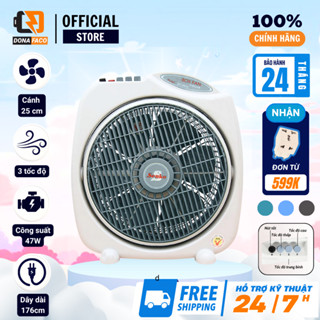Quạt bàn đảo Senko BD1010 40W, Quạt hộp đảo gió chuyển hướng điện 3 cấp gió bảo hành 24 tháng