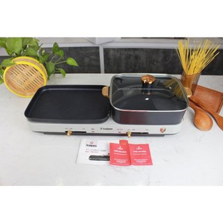 Bếp lẩu nướng đa năng Kalpen PP99, bếp nướng điện, nồi lẩu điện đa năng bếp nướng BBQ
