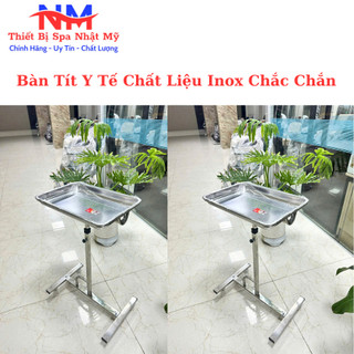  Bàn Tít Ionx Đựng Dụng Cụ Y Tế Đồ Phẫu I Dùng Trong Spa Và Phòng Phẫu Thuật Vô Cùng Chắc Chắn Sang Trọng 