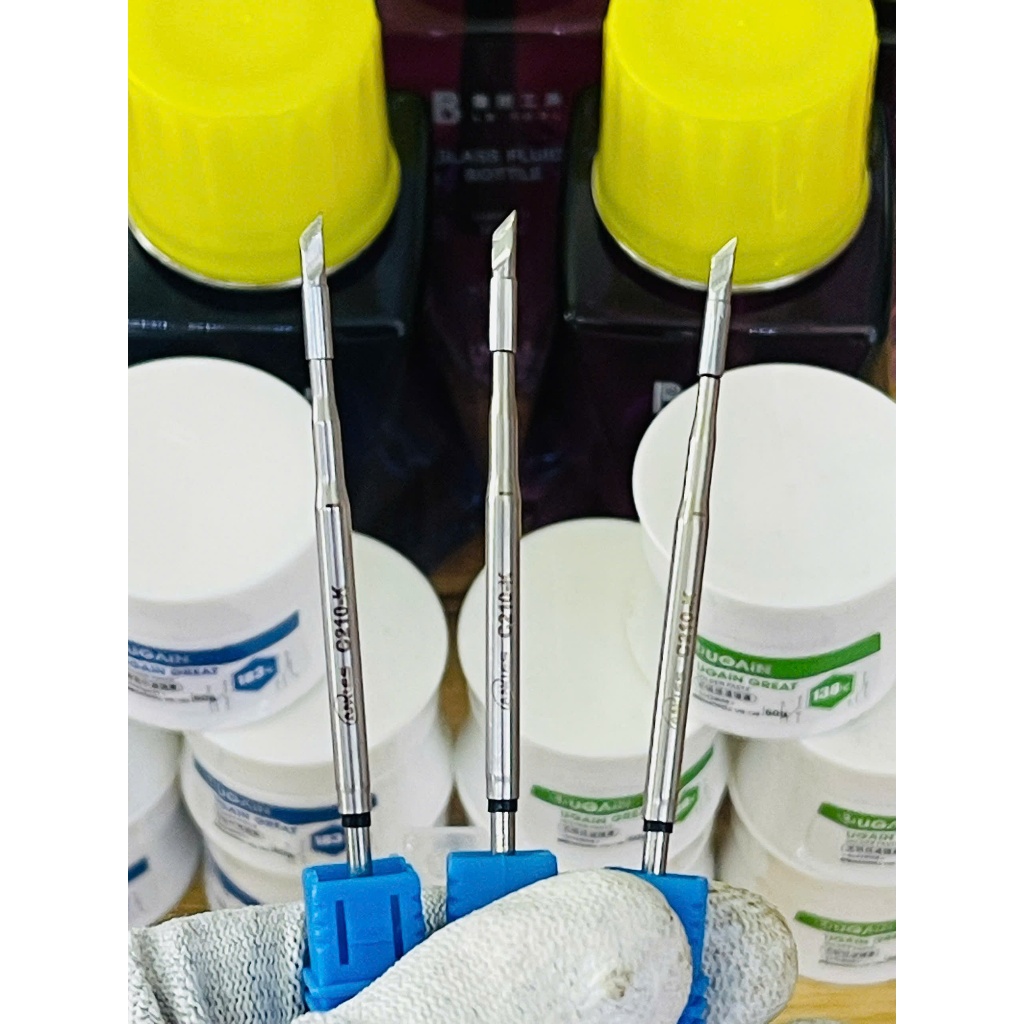 Mũi hàn AKSLES Chính Hãng C210-K ( Loại Dao / Cắt )