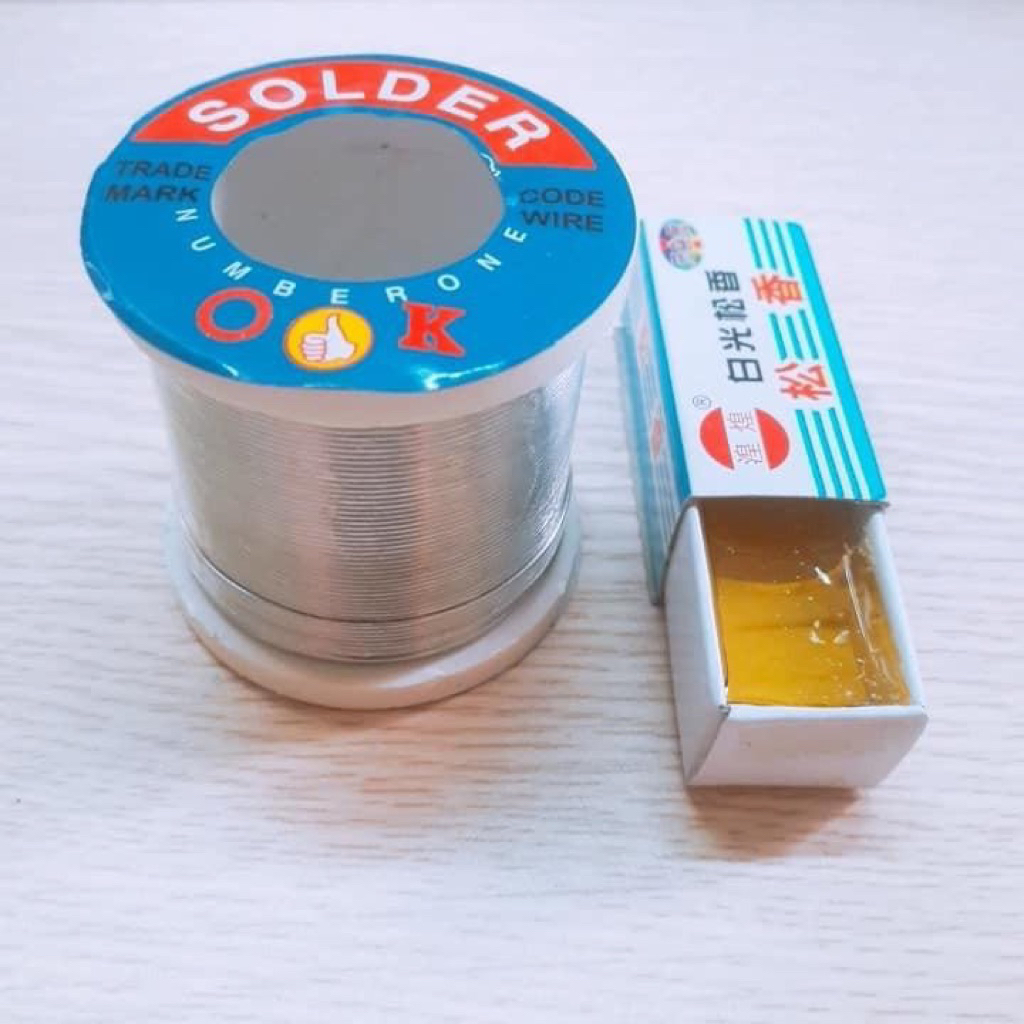 Combo 1 cuộn thiếc và 1 hộp nhựa thông