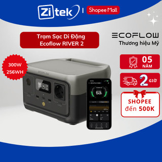 Trạm sạc di động Ecoflow RIVER 2 | Dung lượng 300W - 256WH | Bảo hành 5 năm