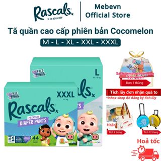 Tã quần cho bé Rascal and Friends Cocomelon bỉm cho bé cao cấp New Zealand thấm hút đến 12 tiếng