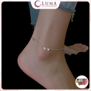 🦋 [Tặng nước rửa bạc + hộp] Lắc Chân Họa Tiết Bướm “Butterfly Shine”– Thanh Lịch & Nữ Tính
