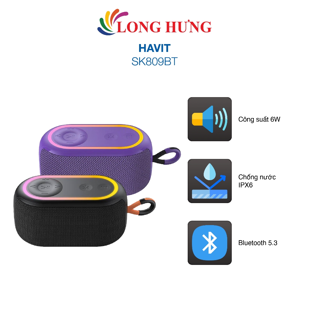 Loa Bluetooth Havit SK809BT - Hàng chính hãng