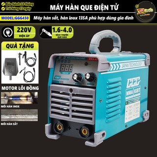  Máy hàn mini máy hàn điện tử MMA450 hàn kéo que 1.6-4.0 ly - Cam kết lõi đồng 100% Bảo hành 2 năm 