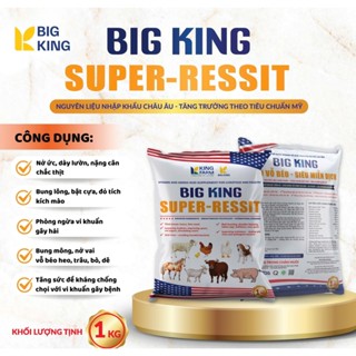 BigKing Vỗ béo vật nuôi , khỏe mạnh lớn nhanh , tăng cường sức đề kháng cho gia  súc gia cầm thú cưng 500g và 1kg