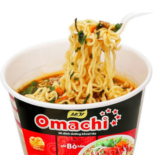 [THÙNG 24 LY] Mì Omachi Xốt Bò Hầm Ly 68g