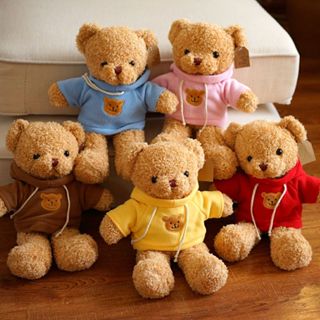 Đồ Chơi Thú Nhồi Bông Nhân Vật Teddy Bear Nâu Lông Xù, Gấu Bông Nâu Quà Tặng Dễ Thương