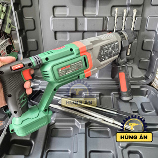  Máy khoan đục bê tông dùng pin Dekton M21-RH2603B-BX Lực đập 3.2J SDS Plus 26mm Chân pin phổ thông 