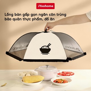 Lồng Bàn Gấp Gọn Bảo Quản Đậy Thức Ăn Thoáng Khí JYoohome Lồng Bàn Vải Chống Bụi Côn Trùng Tiện Lợi
