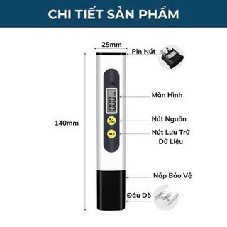 Bút Thử Nước TDS Kiểm Tra Chất Lượng Nước