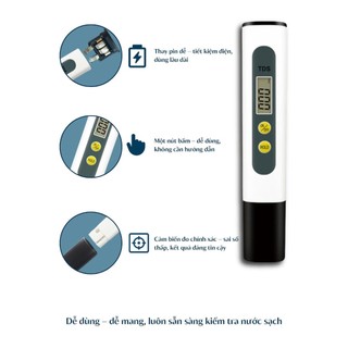 Bút Thử Nước TDS Kiểm Tra Chất Lượng Nước
