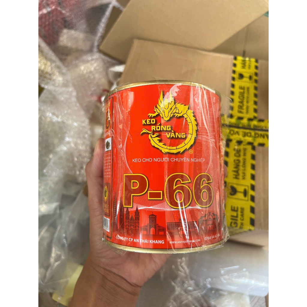 Keo dán Rồng Vàng P66 600 ml
