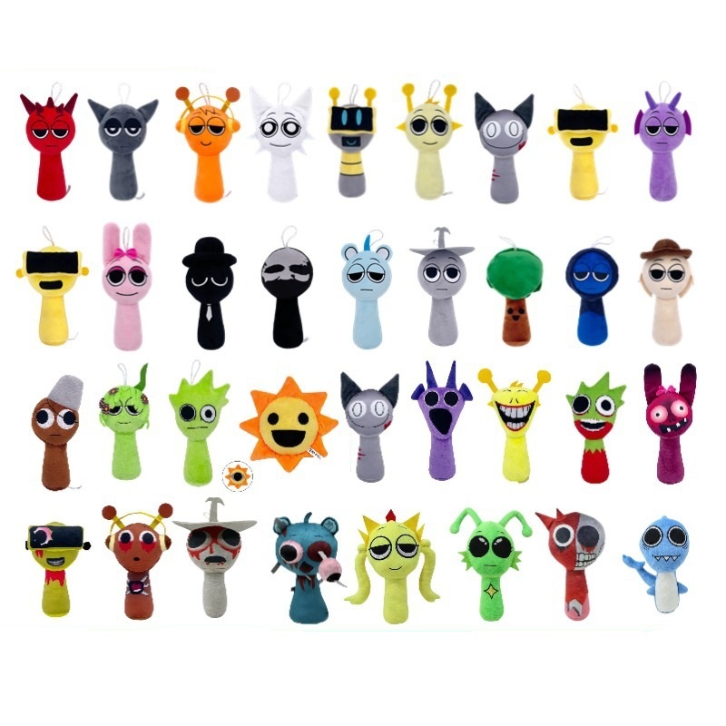 Đồ Chơi Thú Nhồi Bông Nhân Vật Sprunki, Búp Bê Sprunki Sang Trọng Làm Quà Tặng Cho Bé