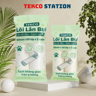 [30 Mẫu] Cây Lăn Bụi Làm Sạch Quần Áo, Ga Giường, Sofa, Lông Chó Mèo - Lõi Lăn Bụi Dự Phòng 60 Lớp