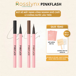 Bút Kẻ Mắt Pinkflash Dạng Lỏng Nhanh Khô Màu Đen Màu Nâu Chất Lì Chống Nước Lâu Trôi 30g Rosslyn