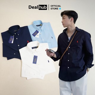  Áo Sơ Mi Ralph Lauren Thêu Ngựa Sắc Nét Chất Vải Cotton Oxford Cao Cấp Chống Nhăn Dày Mịn Form Rộng 