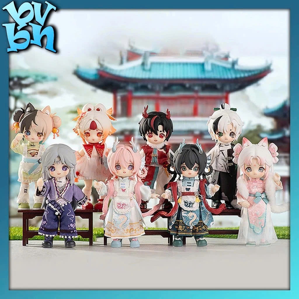 NAGI Beast Boy Thế hệ thứ tư Free Journey Series BJD Blind Box Nhân vật hành động Tỉ lệ 1/12_Hộp Mù