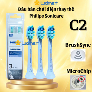  Đầu bàn chải điện thay thế Philips Sonicare C2 Plaque Control 