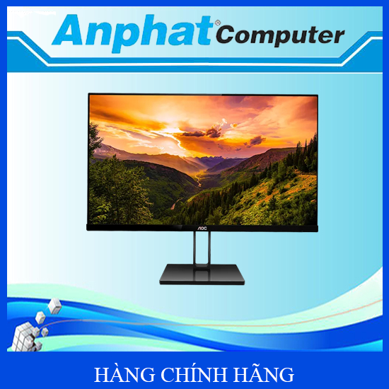 Màn hình AOC 24V2Q 24 inches IPS/FHD/75Hz (Đen) - Hàng chính hãng - Bảo hành 36 tháng