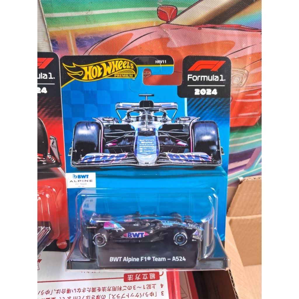 2024 HOT WHEELS PREMIUM BWT ALPINE F1 @TEAM - A524 FORMULA 1